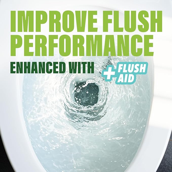 Green Gobbler Toilet Clog Defense - Coats Pipes to PREVENT Toilet Clogs and Improves Flush Performance - Safe for Septic - Great for Old Plumbing, Low & Slow Flow Toilets, 5 Treatments, 60 oz