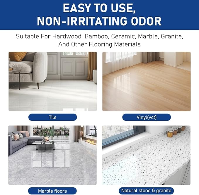 2Pcs Floor Restore Cleaner, Floor Restore, High Solid Content Floor Polish For Shine Renewal & Protective Layer, Quick-Drying Protective Finish For Tile, Shine Wood