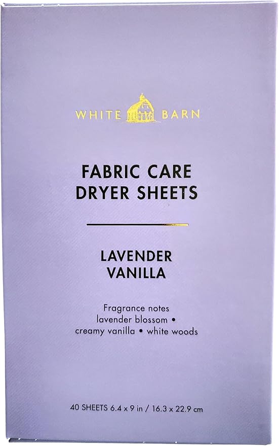 Bath & Body Works Lavender Vanilla Dryer Sheet