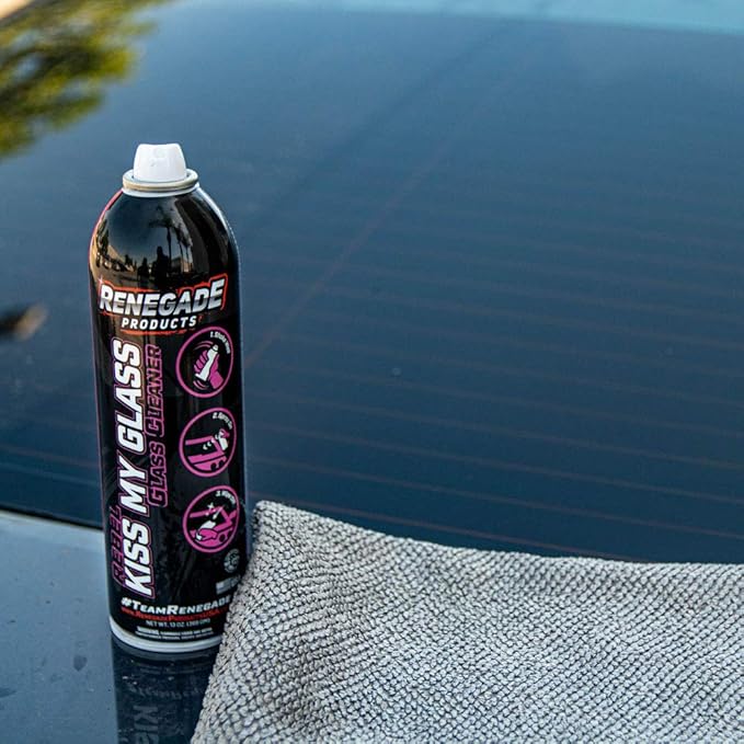 Renegade Products Kiss My Glass Premium Glass Cleaner 13 Oz Aerosol Spray