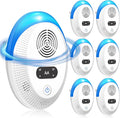 Ultrasonic Pest Repeller Indoor, Mouse Repellent, Pest Control, Pest Repellent for Home,Kitchen, Office, Warehouse, Hotel 6 Packs