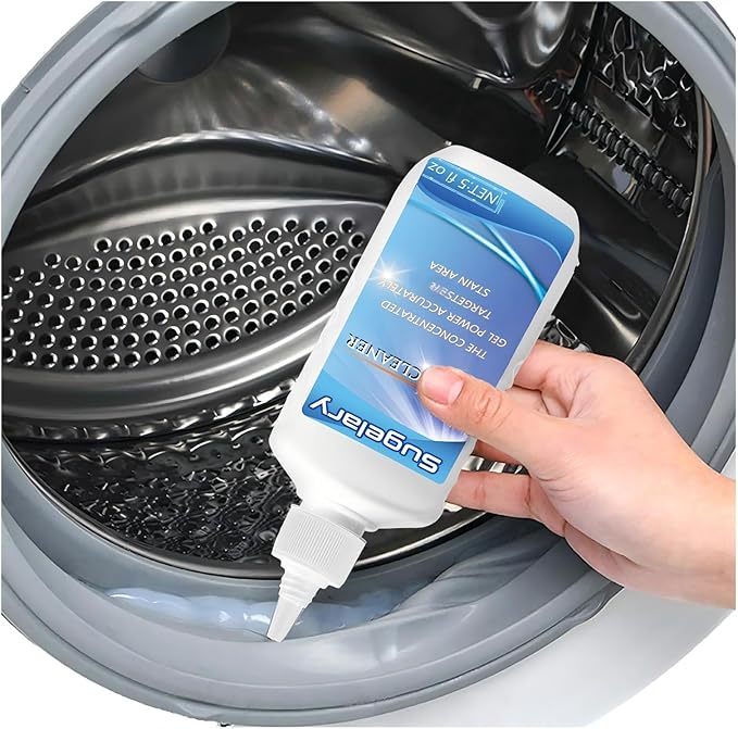 Sugelary Mold Stain Cleaning Gel, 5 Fl oz All-Purpose Household Cleaner Gel for Front Loader Seal, Bathroom Grout, Sink, Shower, Caulk, Washing Machine Cleaning Solution