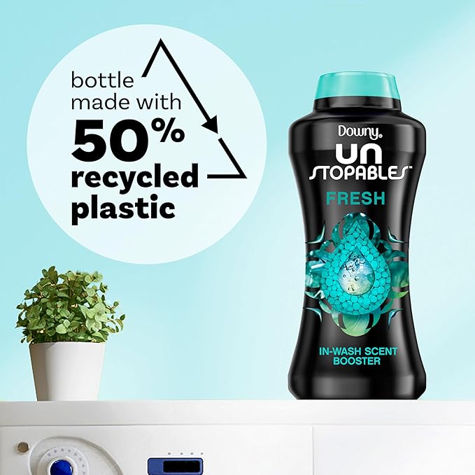 Downy Unstopables In-Wash Laundry Scent Booster Beads, Fresh, 13.4 oz