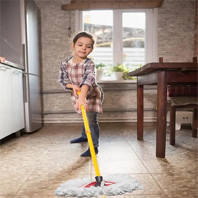Spin Mop Replacement Head 6 Pack Mop Refill Compatible with Ocedar Triangle Swivel Mops Microfiber Swivel Mop Refill,Deep Clean,Machine Washable and Easy to Replace