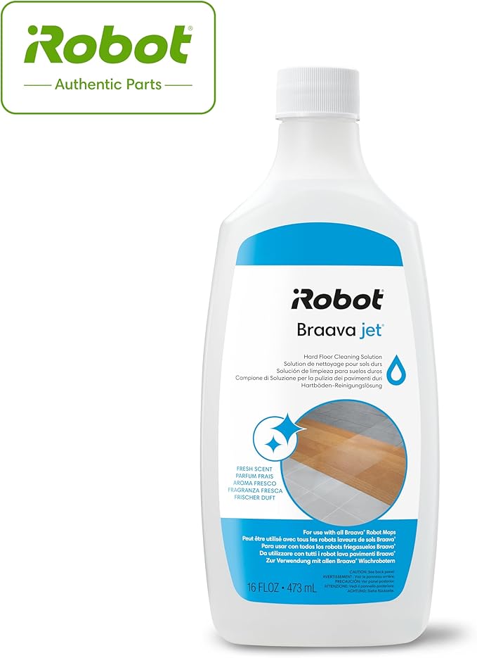 iRobot Authentic Replacement Parts-Hard Floor Cleaner Concentrate Compatible with Roomba 100, 200, 400, 500 Combo series, Combo i5, i5+, j5, j5+, j7+, j9+, 10 Max, Essential & Braava 240, m6 (6 Pack)