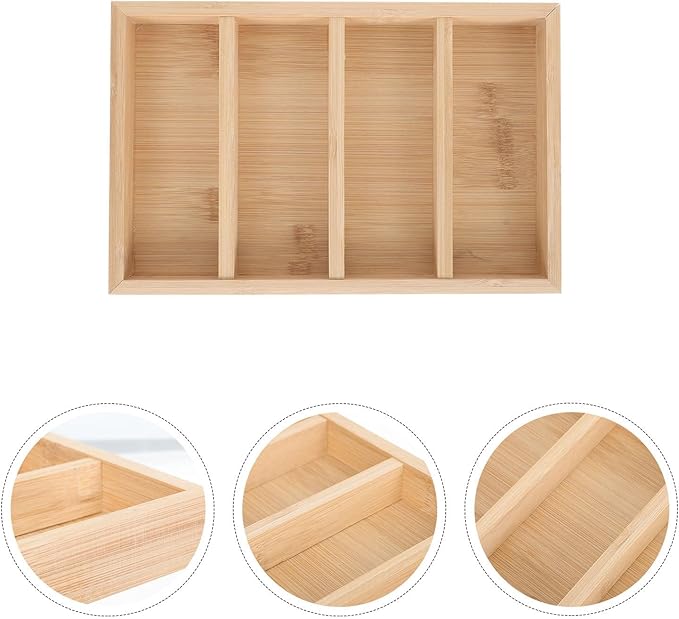 KALLORY Wooden Eyeglasses Tray and Sunglasses Storage Rack Glasses Organizer for Home Display, 4pcs Set Eyewear Holder Suitable for Desk and Closet