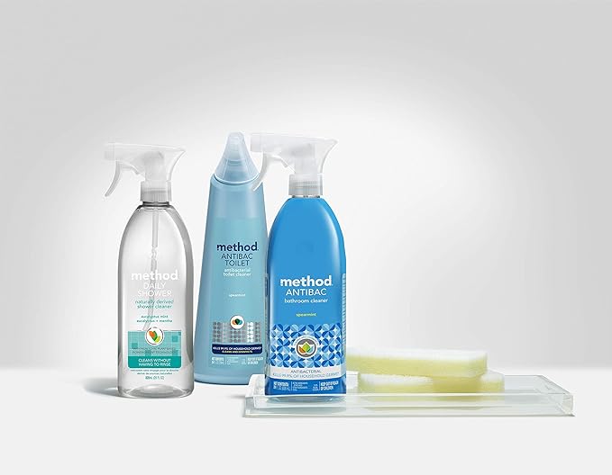 Method Bathroom Cleaner, Removes Mold + Mildew Stains, Eucalyptus Mint, 28 Fl Oz (Pack of 4)