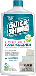 Quick Shine Multi Surface Concentrated Floor Cleaner 27oz Use on Hardwood, Laminate, Luxury Vinyl Plank LVT, Tile & Stone Dirt Dissolving & Powerful Cleaning Makes 27 Gallons