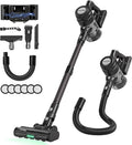 BrewVox Telescopic Cordless Stick Vacuum Cleaner for Home & Pet Hair, 25W Motorized Tri-Clean Brush, 40kPa Powerful Suction, 450W Motor, 65 Min Runtime, 2.5H Quick Rechargeable for Carpets, All Floors