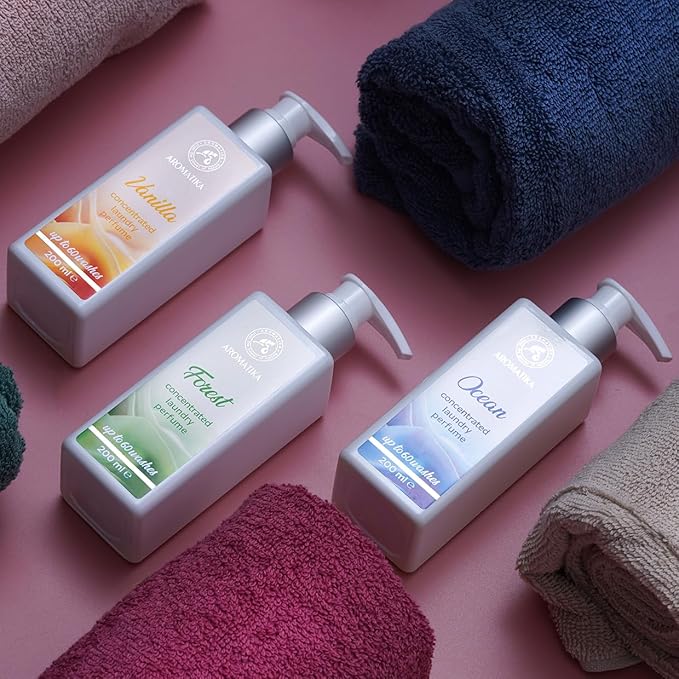 Concentrated Laundry Perfume Ocean 200ml - Laundry Scent Booster - Liquid Perfume Laundry - Linen Freshener - Cotton Perfume - Washing Fragrance - Fresh and Long Lasting Scent