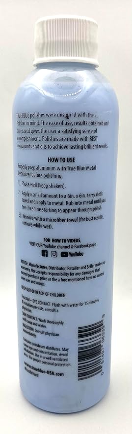 2 Tone's True Blue Chrome Polish 8oz (1)