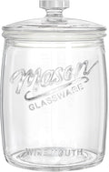 Folinstall 1 Gallon Glass Cookie Jar, Large Glass Jar with Airtight lid, Glass Food Storage Container for Cookies, Candy, Flour, Dog Treats, Coffee, Laundry Room Storage & Pantry