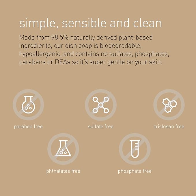 simplehuman Lavender Mint Dish Soap Refill Pouch, 34 Fl Oz.