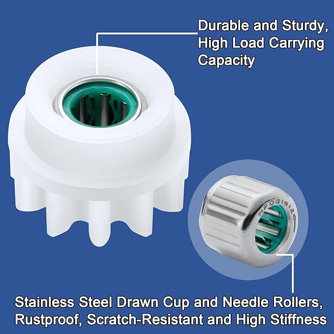 3 Pcs Spin Mop Bucket Replacement Gear Compatible with O Cedar Mop Bucket Pedal Only One Way Bearing Repair Parts