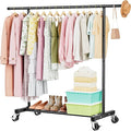 Abiglifty Single Rods Clothes Rack