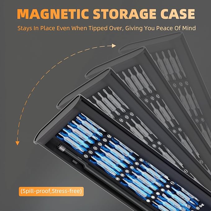 Small Precision Screwdriver Set,50 in 1 Professional Magnetic Mini Screwdriver Repair Tool Kit for PC,Computer,Laptop,Iphone,Cell Phone,MacBook,Tablet,Watch,Eyeglasses Electronic Ring Doorbell