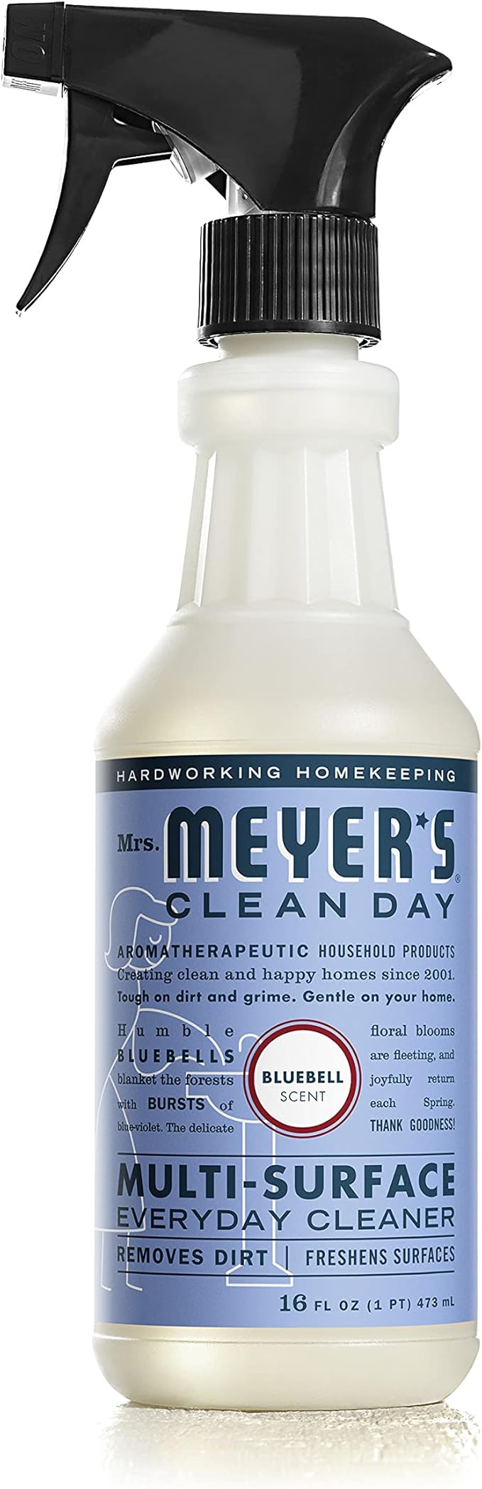 Mrs. Meyer's All-Purpose Cleaner Spray, Bluebell, 16 fl. oz - Pack of 3