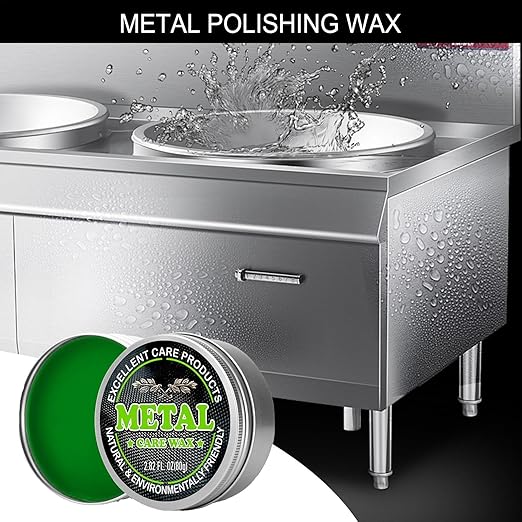 Generic Metal Polishing Paste - Cream 80g | Safe Rust Removal, Stainless Steel Mirror Care, Multipurpose Cleaner Restorer for Pot Utensils