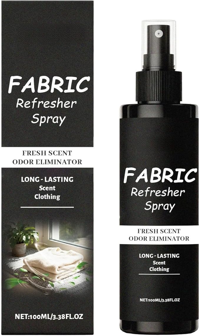 Clothes Refresher Spray Fabric Freshener, Dry Wash Mist For All Clothing Types, Plant Based, Odour Eliminating, Linen Spray Deodorizer for Clothes Laundry
