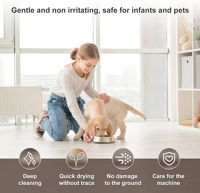 Floor Cleaning Solution Original Scent Compatible with Dreame Vacuum Cleaner Solution, Residue & Streak Free, Suitable for All Robot Vacuum Cleaners and Wireless Wet Dry Dual-Use Vacuum Cleaners