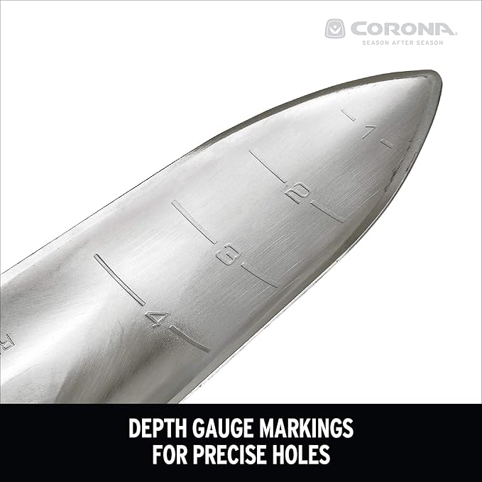 Corona Tools Premium Stainless Steel ComfortGEL Garden Trowel – 13-1/2-Inch Heavy-Duty Hand Trowel for Digging, Planting & Transplanting