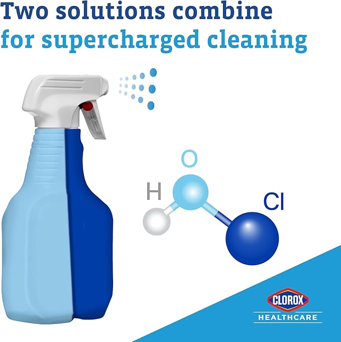 Clorox Healthcare Fuzion Cleaner Disinfectant Spray, 32 Fluid Ounces (Package May Vary)