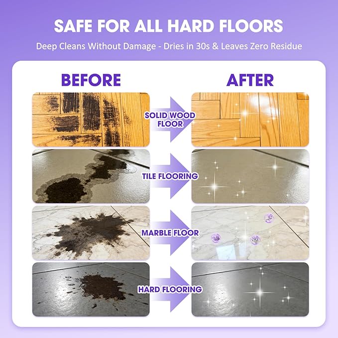 82 FL OZ/2.42 L Lavender Scented Floor Cleaning Solution Compatible with Eufy Omni C20, X8 Pro, X10 Omni, G series, L Series Robot Vacuums, Deep Cleans for Multiple Hard Floors