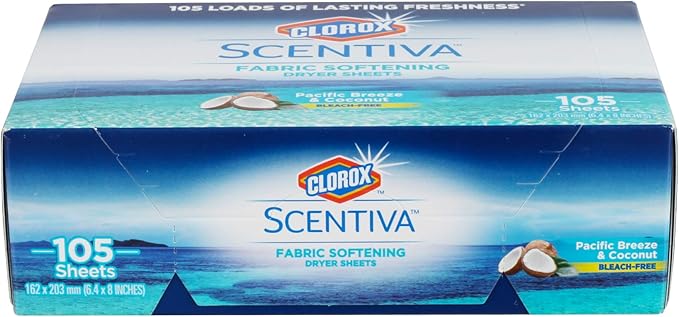 Clorox Scentiva Laundry Care | Dryer Sheets, Fabric Softener, Scent Booster Beads and Fabric Refresher Spray in Multiple Scents