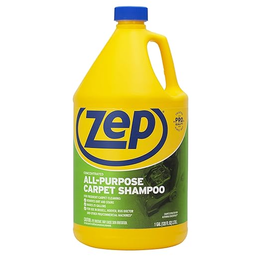 Zep All-Purpose Carpet Shampoo Concentrate Cleaner - 1 Gallon - ZUCEC128 & Affresh Washing Machine Cleaner, 6 Month Supply, Cleans Front Load and Top Load Washers