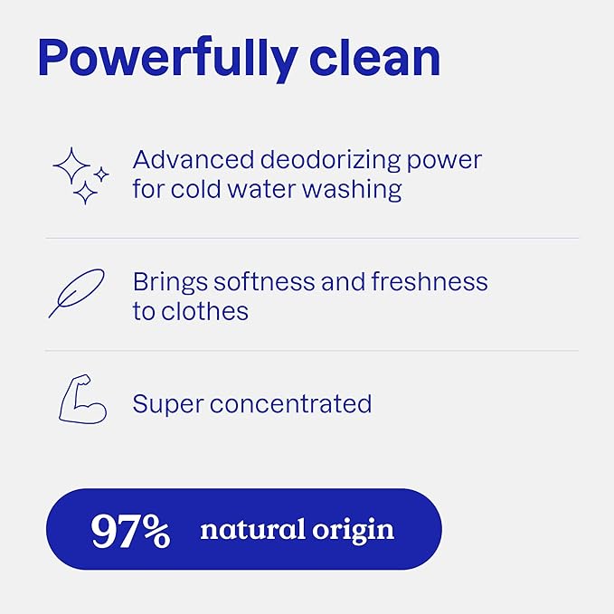 Bundle of ATTITUDE Laundry Detergent and Fabric Softener Liquid, Vegan and Naturally Derived Detergent, Plant Based, HE Washing Machine Compatible, Citrus Zest, 40 Loads