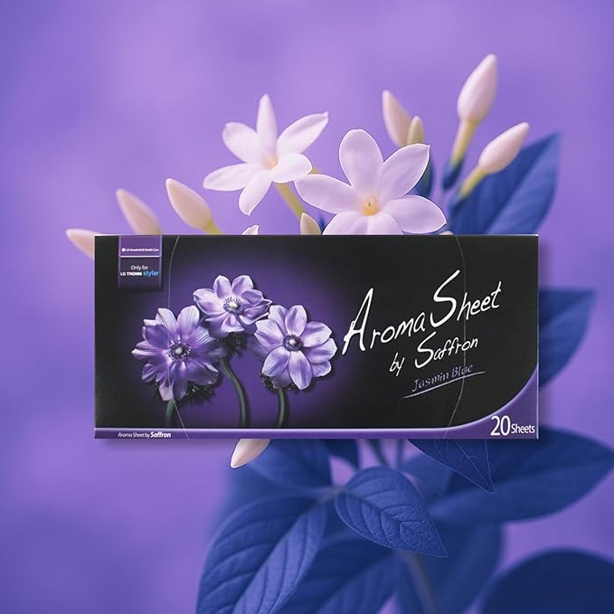 Pear & Freesia, Lime Basil & Mandarin, and Jasmin Blue 20 x 3 Pack - Long-Lasting Dryer Sheet Scent for Clothing Styler - Deodorizing & Refreshing Fragrance - Easy Use Styler Fabric Softener Sheets