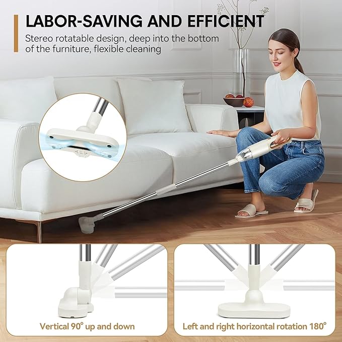 Handheld Vacuum Cleaner, 2-in-1 Mini Cordless Vacuum Cleaner, USB Rechargeable Car Vacuum Portable, Quickly Dust Removal, for Hardwood Floor, Carpets, Pet Hair, Car, Office & Home Cleaning