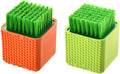 2 Pack Silicone Laundry Brush Scrub Multi-use Household Cloth Washing Brush Dual-use Scrubbing Brush for Clothes Underwear Shoes, Plastic Soft Cleaning Tool