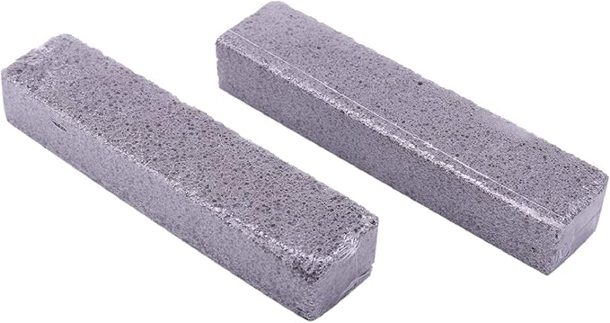 10 Pieces Pumice Sticks Pumice Scouring Pad for Cleaning Grey Pumice Stick Cleaner for Removing Toilet Bowl Ring Bath 5.9 X 1.4 X 0.9 Inch, Gray