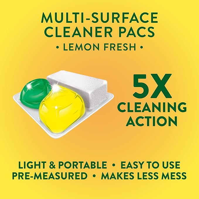 Pine-Sol Ultra+ All Purpose Cleaner Pacs Lemon Scent - 12 Count