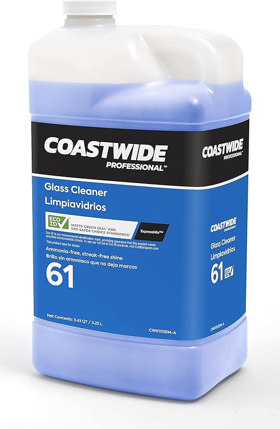 Professional Glass Cleaner 61 Concentrate for ExpressMix, 3.25L, 2/Carton
