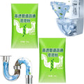 Wild Tornado Sink and Drain Cleaner, Wild Sink and Drain Cleaner Powder, Fast Foaming for Kitchen/Bathroom/Toilet Pipeline Quick Cleaning Tool (2PCS)