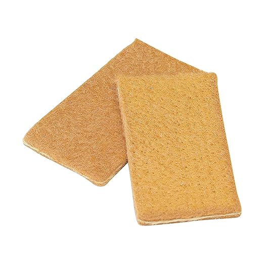 Walter 54B028 High Conductivity Standard Cleaning Pads - (Pack of 10) 1-51/64 in. X 29/32 in. Foldable, Double Sided Scouring Pads. Welding Pads