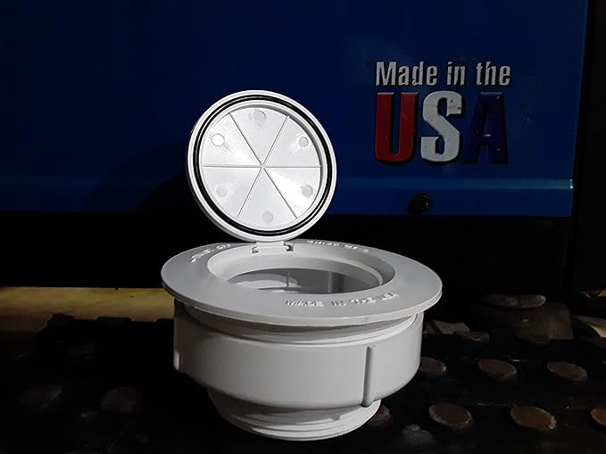 The Original 3" x 4" Home-Saver Combination Sewer Relief Cap - Made in the USA