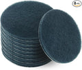 Utoolmart 1200-Grits 7 Inch Scrubber Scouring Pads Flocking Scuff Pads-Multipurpose, Drill Scuffing Disc Hoop and Loop Surface Conditioning Disc Gray 8pcs