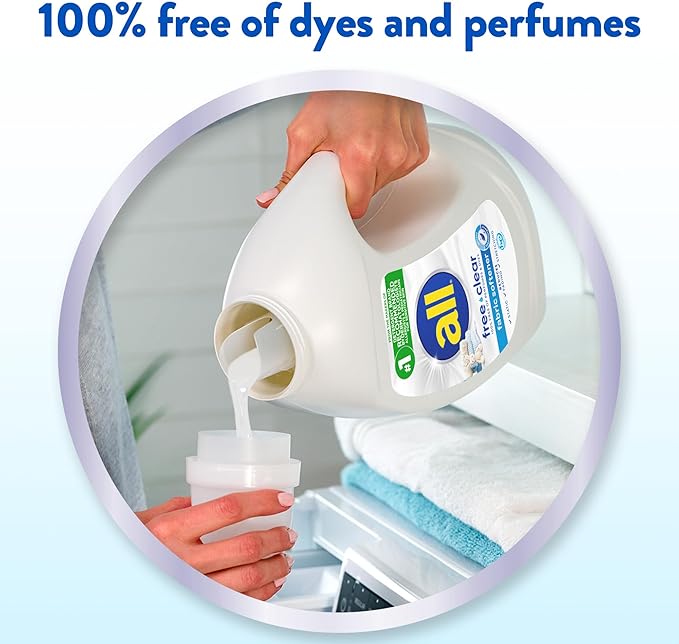 all Liquid Fabric Softener, Free Clear, 34 fluid Ounces