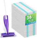 36 Count Refill for Swiffer Wet Jet Spray Mop, 5-Layer Thickened Super Absorbent Disposable Wet Jet Pads for All Floor Types