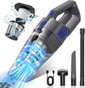 Gxzsk Handheld Vacuum Cordless, 15000PA Strong Suction Hand Held Car Vacuum Cleaner Rechargeable, Portable Hand Vacuum with Multi-Nozzles & Washable Filter for Home Office, Car, Pets