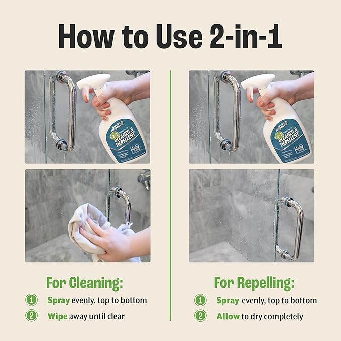 Danco Liquid Rhyno 2-in-1 Shower Glass Cleaner & Repellent