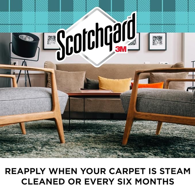 Scotchgard Rug & Carpet Cleaner, Fabric Cleaner Blocks Stains, Cleaning Sprays Make Cleanup Easier, 16.5 oz