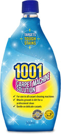 1001 Carpet Machine Solution, Perfect For Large and High Traffic Areas, Gentle On Upholstery and Carpets, 500 ml (Pack of 1)