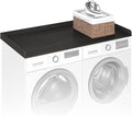 Furinno RAVEL Washer Dryer Countertop, Washer and Dryer Topper, with Edge Rails, Anti Slip Pads, 27.5 D x 54 W, for Laundry Room Organization and Storage, Espresso