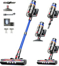 Cordless Vacuum Cleaner,Upgraded 50KPA 600W 70 Mins Stick Vacuum with Self-Standing,Touch Screen, Rechargeable, Lightweight,Anti-tangle Wireless Vacumm,Vacuum Cleaners for Home/Pet Hair/Carpets/Floors