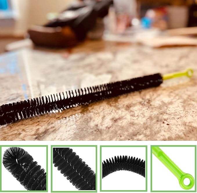 Sewer Drain Brush, Flexible Bendable Long Pipe Cleaners, Cleaning Tool for Home Kitchen Sink, Bathtub and Shower Hair Clogs