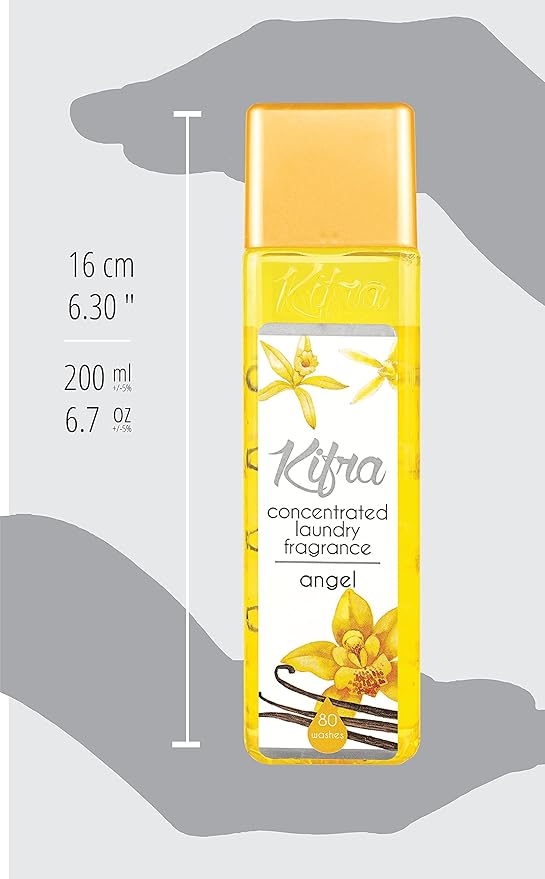 KIFRA ANGEL Concentrated Laundry Fragrance 6.76 Fl Oz 200ml 80 Washing Cycles